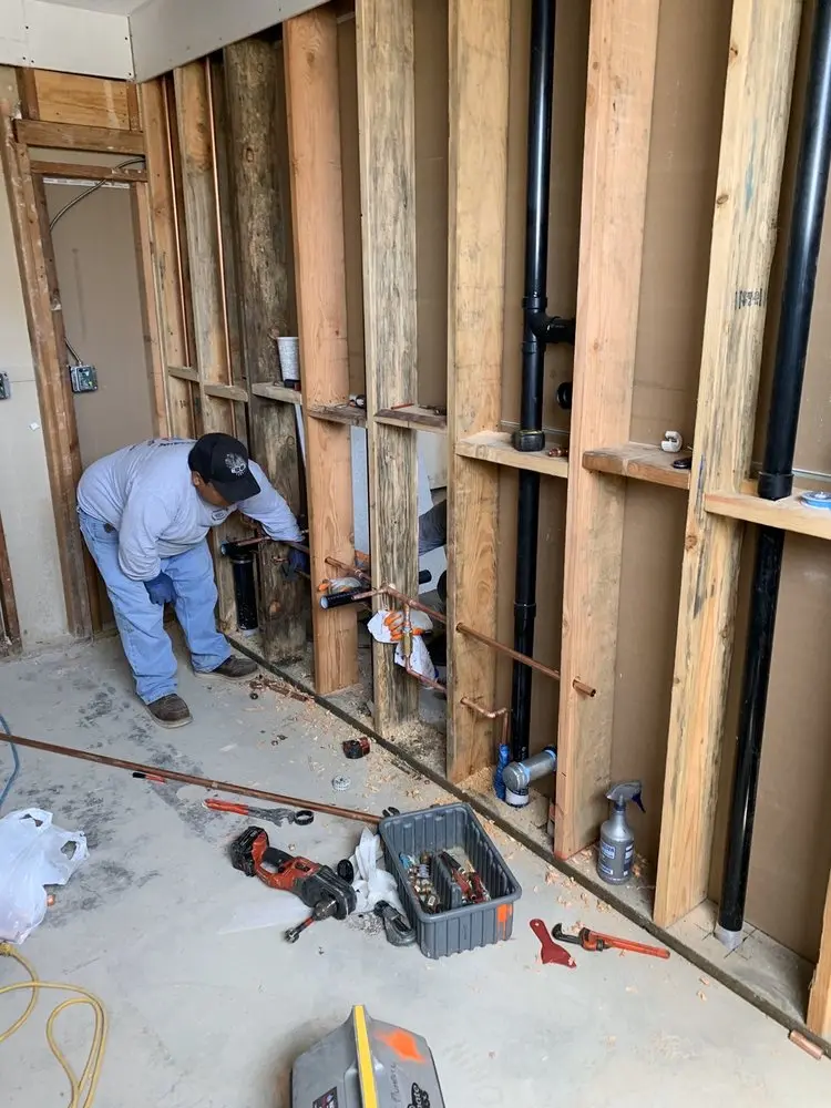 Commercial rough-in plumbing for Gas Line Repair in River Colony Northwest